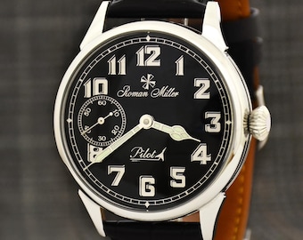 Orologio da pilota, orologio da aviatore, orologio militare, orologio dell'aeronautica militare, orologio per piloti, regalo per marito, orologio da aviatore, orologio da aviatore, regalo militare