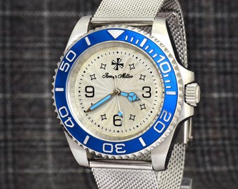 Luxusuhr, Cartier, mechanische Herrenuhr, Freundgeschenk, Ehemanngeschenk, Jubiläumsgeschenk für Männer, R. Miller, Luxusuhren, Herrenuhren