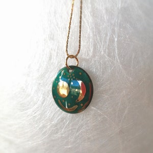 Enamelled necklace pendant Nebra Sky Disc c small image 2