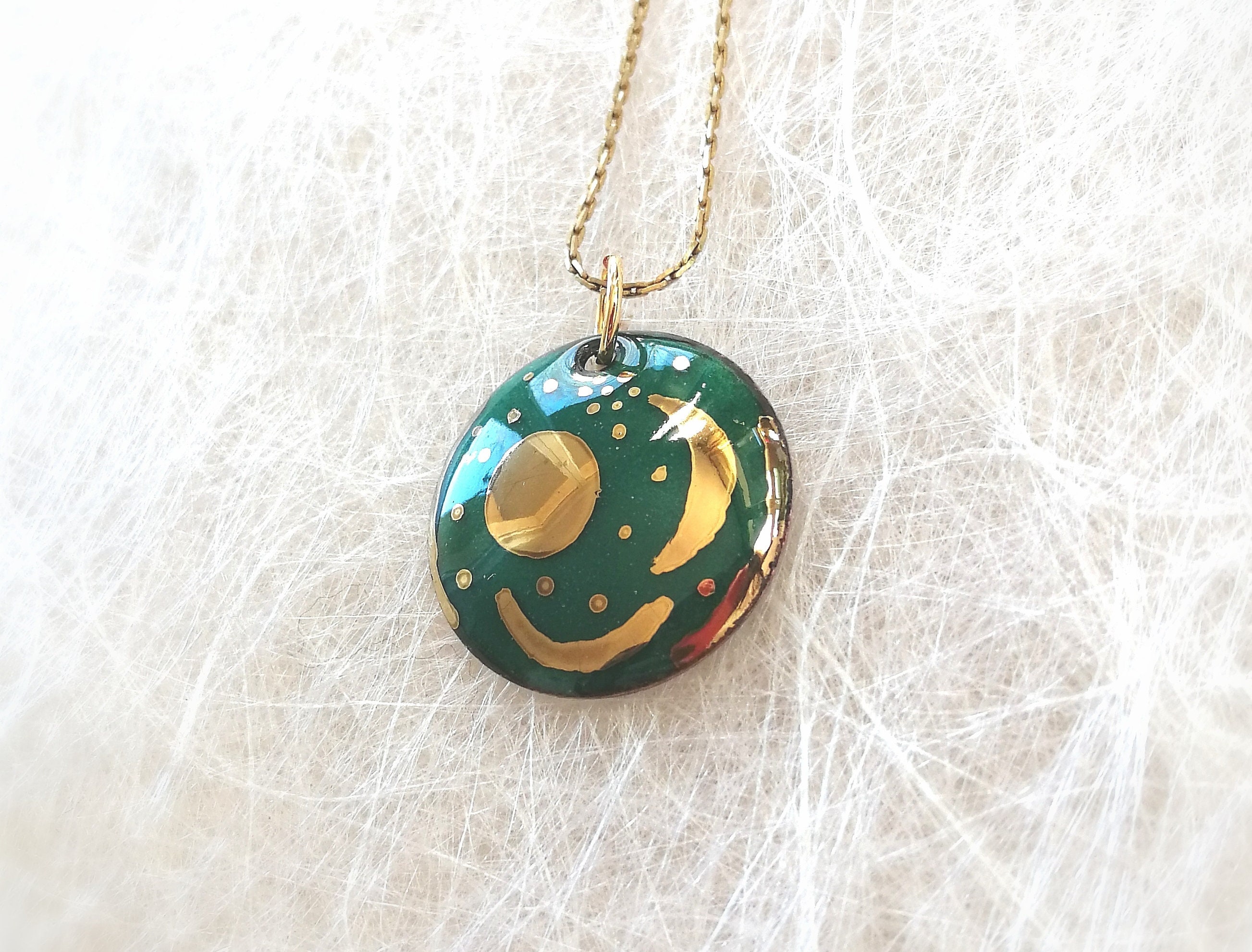 Enamelled Pendant sky Disk of Nebra c Small Etsy UK