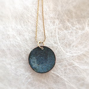 Enamelled necklace pendant Nebra Sky Disc c small image 3