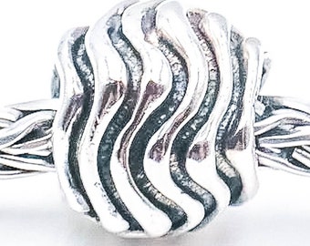 トロールビーズ　シルバーチャーム TROLLBEADS ウェーブビーズ スターリングシルバーチャーム - Etsy 日本