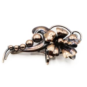 Vintage Flower Brooch Pendant 1/20 12k Gold Filled Over Sterling Silver