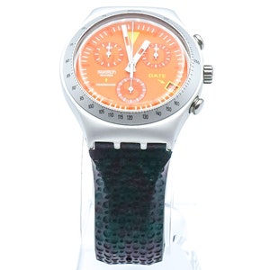 Swatch Irony Chrono Arancia Infocata Watch (YCS4029)
