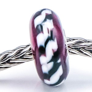 TROLLBEADS RARE Vivienne Bead Sterling Silver Charm