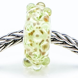 TROLLBEADS Florence Glass Bead Sterling Silver Core Charm
