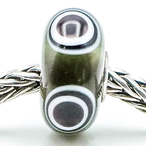 TROLLBEADS Eye Glass Bead Sterling Silver Core Charm