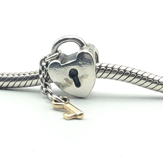 PANDORA Key to My Heart Charm 925 ALE Sterling Silver - Etsy