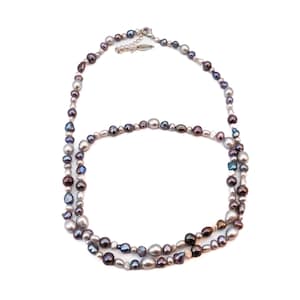Vintage 36 to 39-Inch Coldwater Creek Cultured Baroque Pearl Necklace