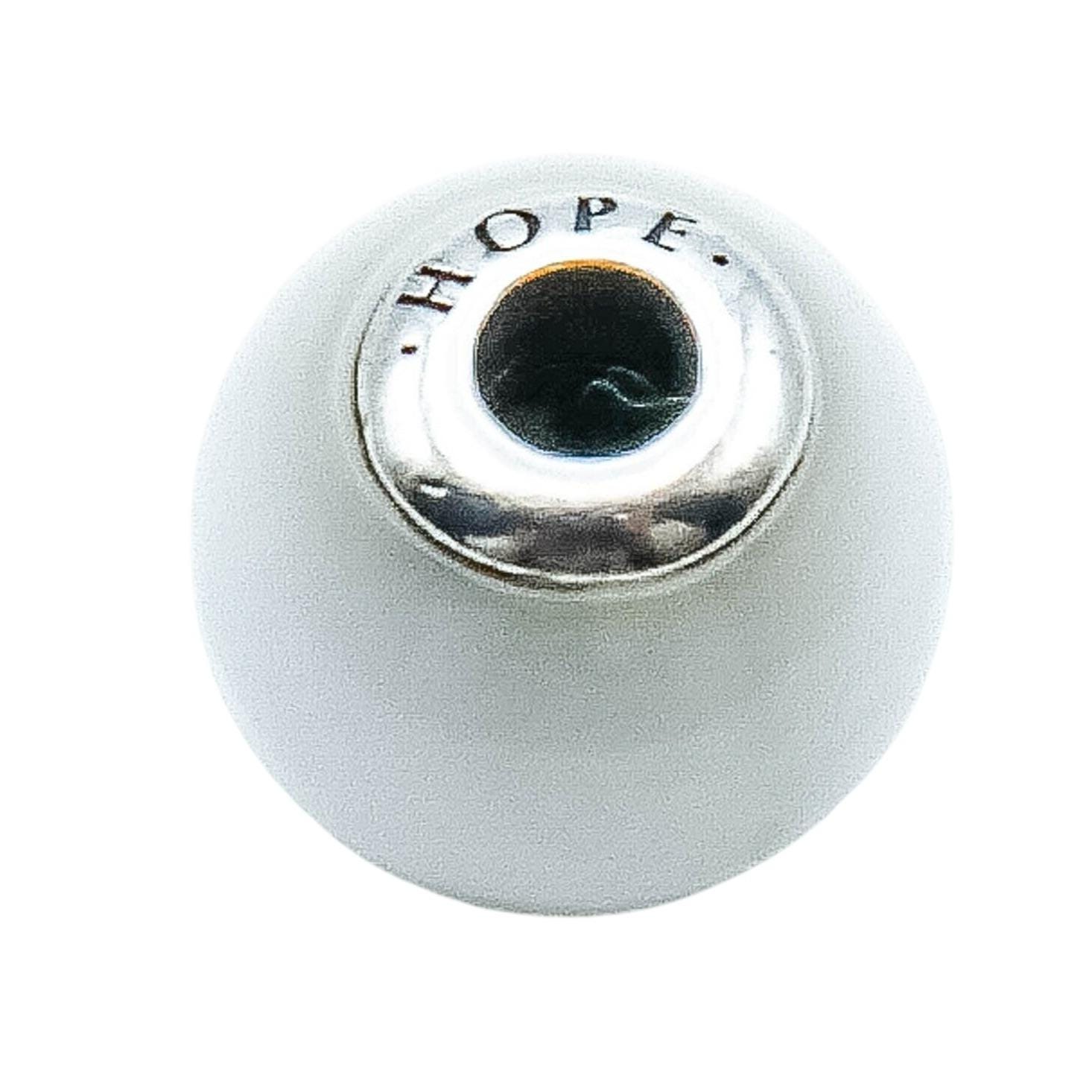 チャーム pandora essence charm Pandora Essence Hope Sterling Silver Charm With Smooth Milky