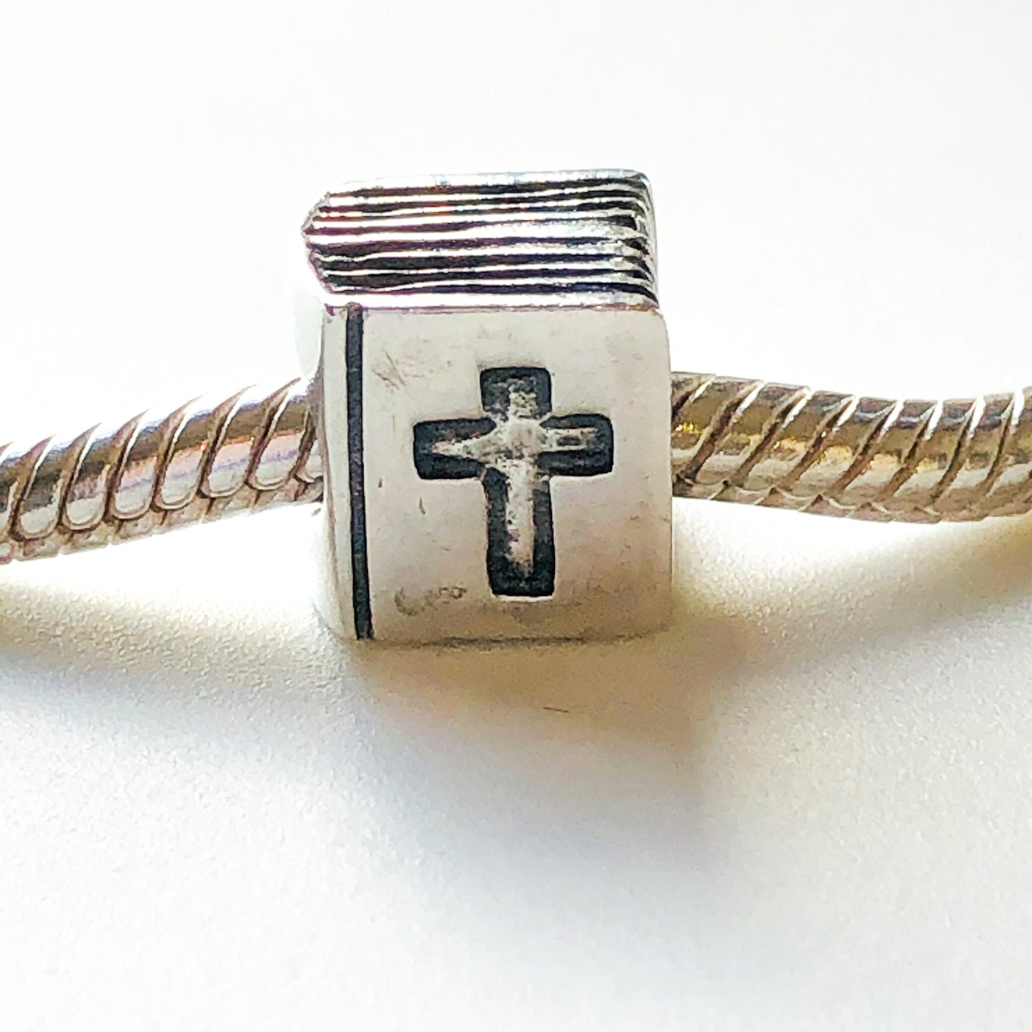 PANDORA Bible Sterling Silver Charm Bead 790261 Retired Etsy
