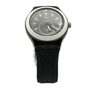 Authentic RARE 2006 Swatch Irony White Lounge Chronograph Watch YPB401