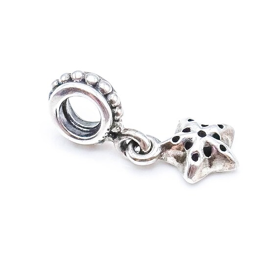 PANDORA スターリング スターダイヤモンドダングルチャーム SILVA PANDORA スターリング スターダイヤモンドダングルチャーム SILVA