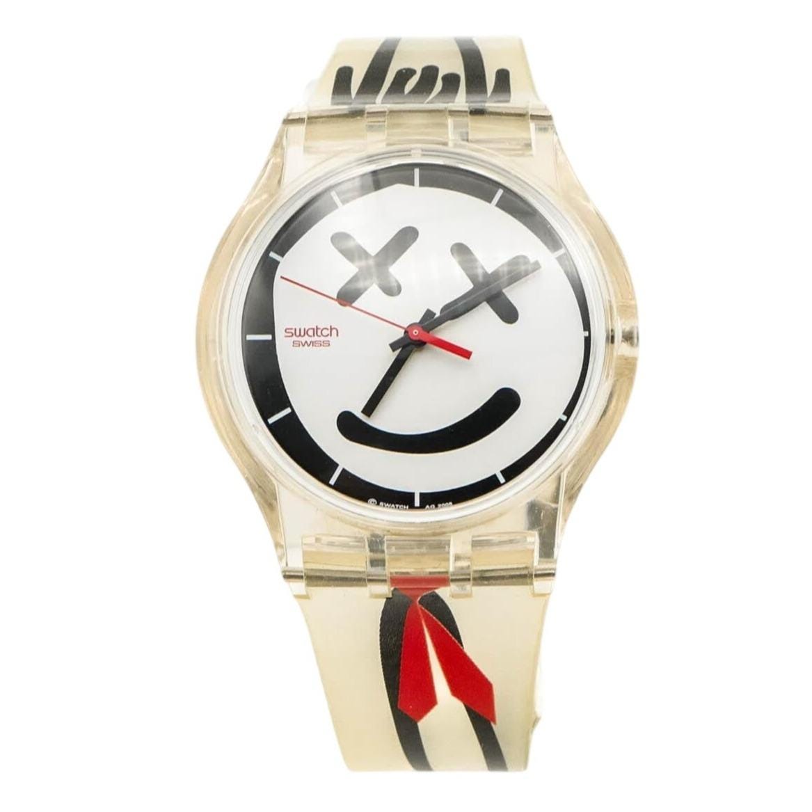 Swatch Watch - SUJK110 - FUNCKY RED TIE Funky Red Tie SUJK110 – swatchandbeyond.com main image 2