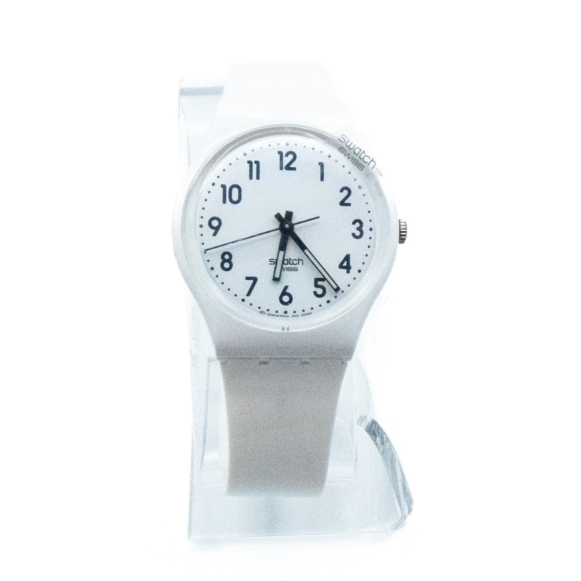 Swatch Watch - GW151 - JUST WHITE Swatch New Core Quartz Silicone Strap, White, 16 Casual  main image 4