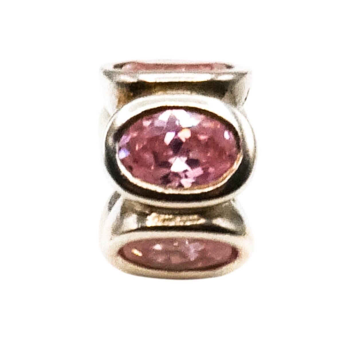 PANDORA Pink Oval Lights Sterling Silver Charm - Etsy