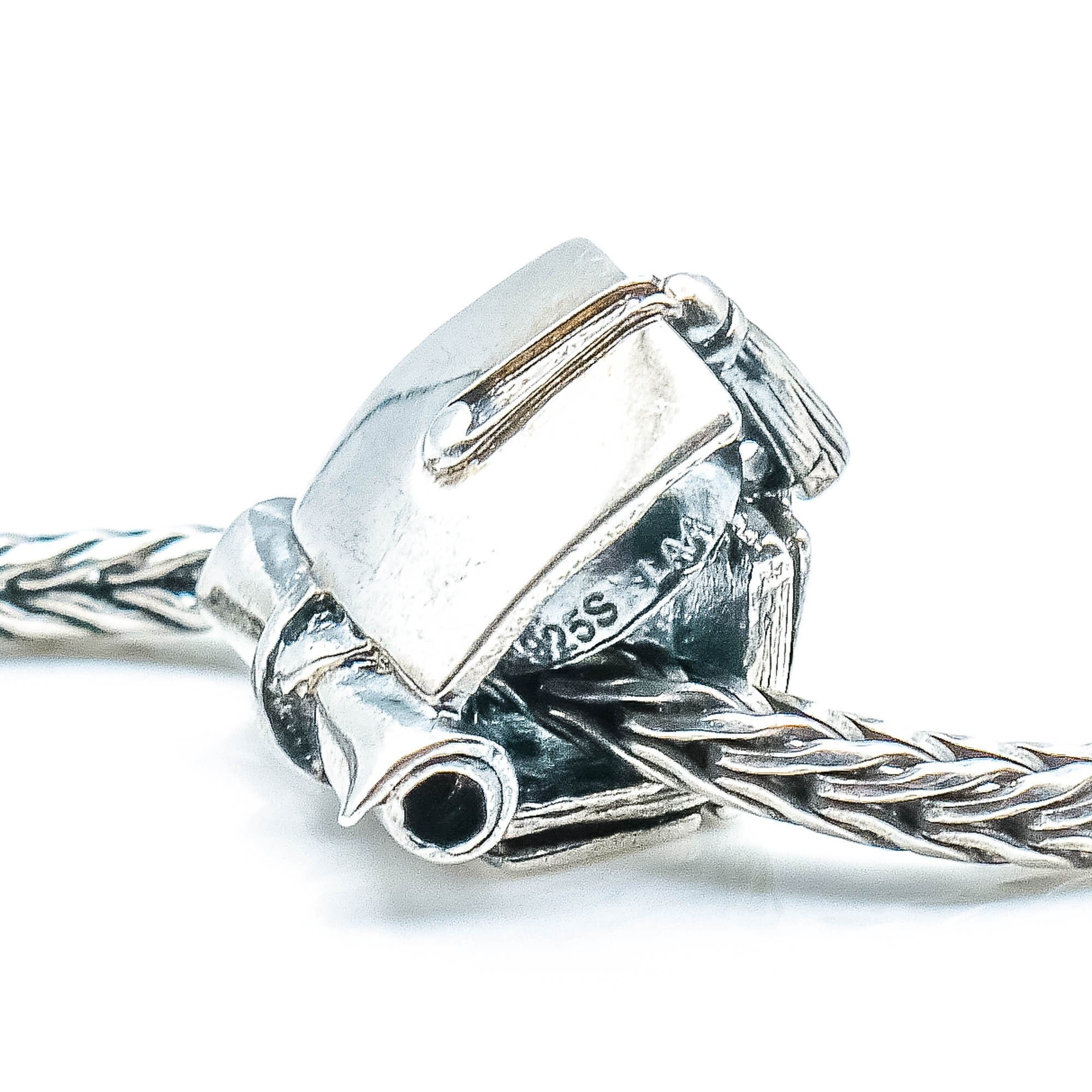 TROLLBEADS Graduation Bead Sterling Silver Charm - Etsy