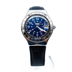 Swatch 1994 Irony Big Happy Joe Blue Watch YGS400
