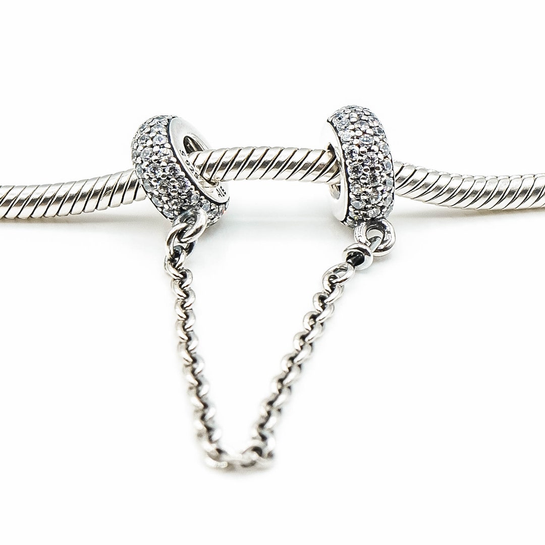 Pandora pave safety chain sale