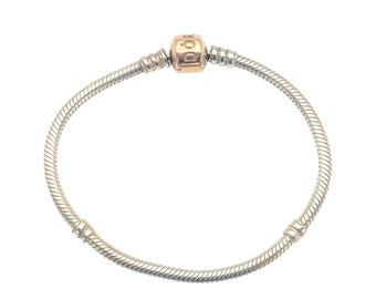 Pandora Rare Retired 14k Rose Gold Symbol of Faith Cross Religious