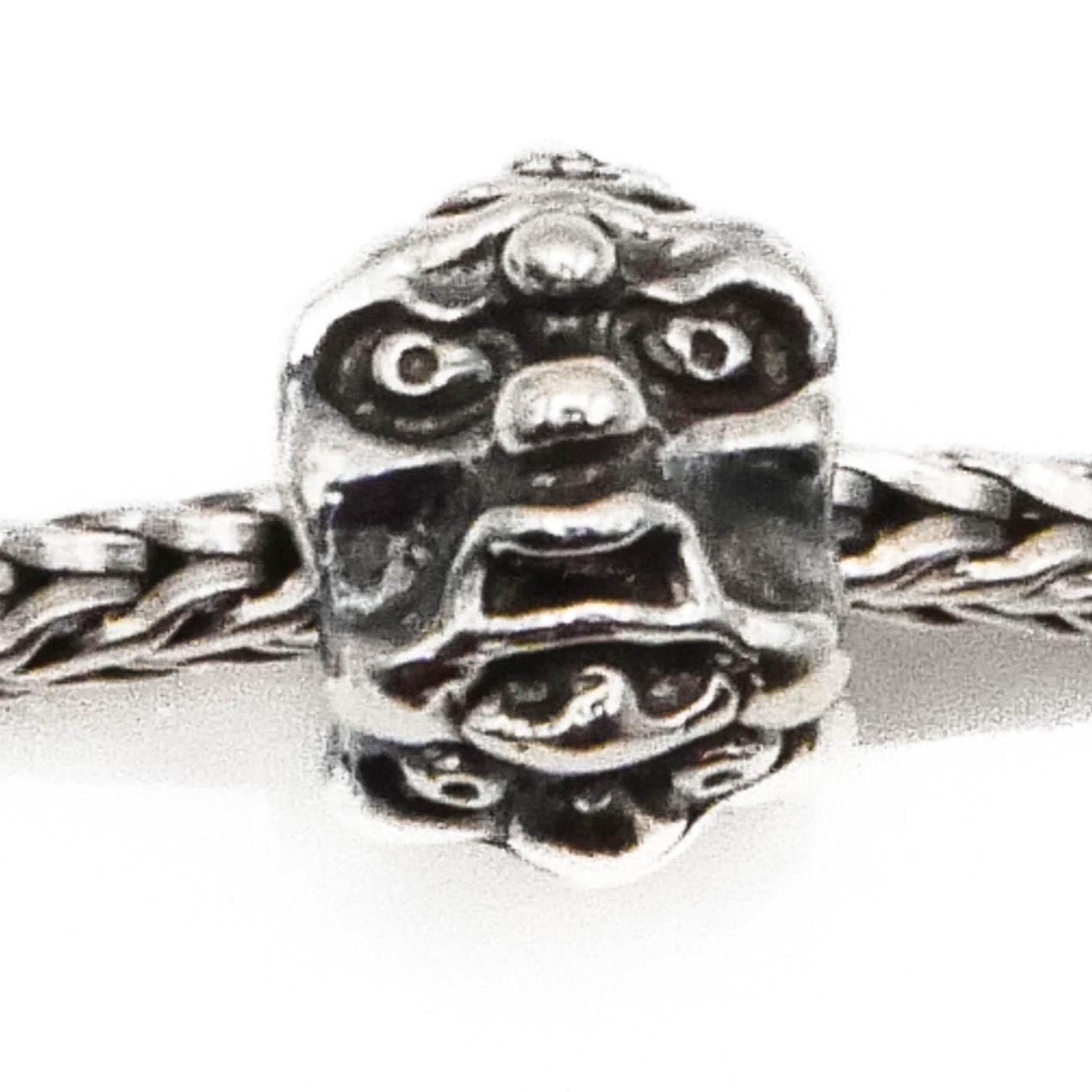 TROLLBEADS RARE Eight Faces Bead Sterling Silver Charm - Etsy
