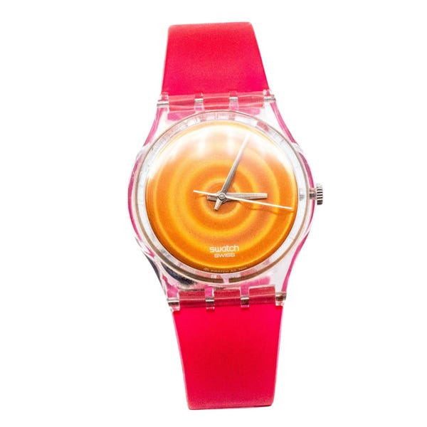 Reloj Swatch Gent 2002 con linterna GK375