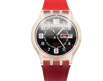 Reloj Swatch Jelly in Jelly Ruby Touch SUJK701