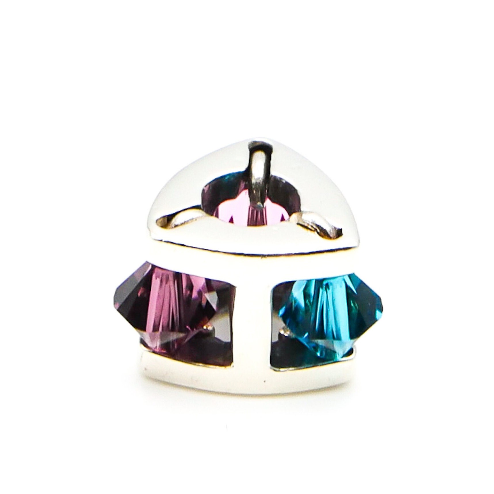 TROLLBEADS Winter Jewel Bead, Small Sterling Silver Charm - Etsy
