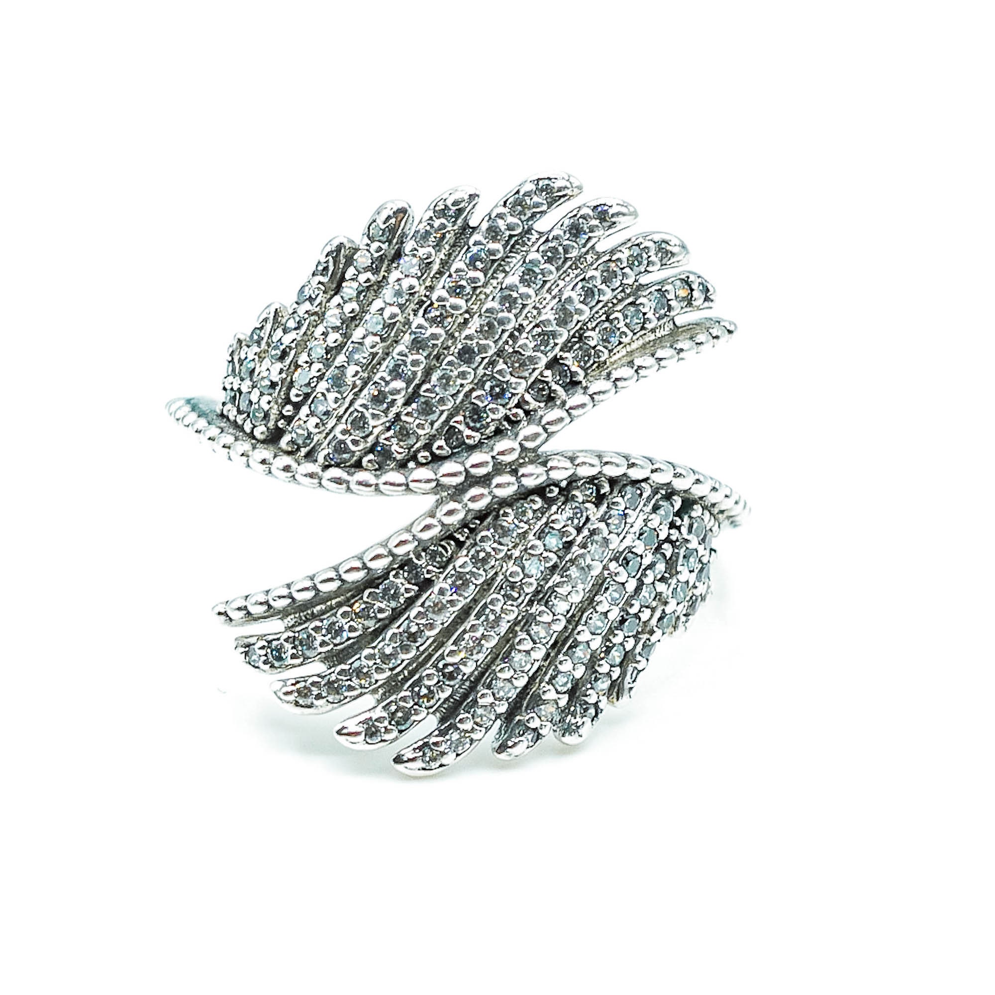 PANDORA Size 6 52 Majestic Feathers Sterling Silver Etsy Israel