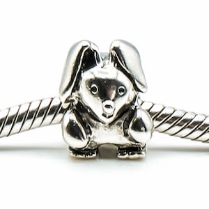 PANDORA Kaninchen Sterling Silber Ostern Kaninchen Tier Charm Bead
