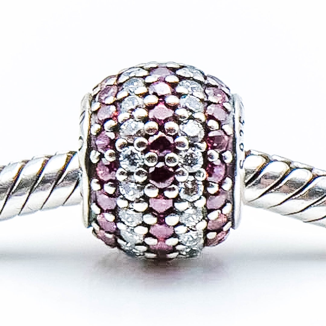 Pandora pink deals pave charm