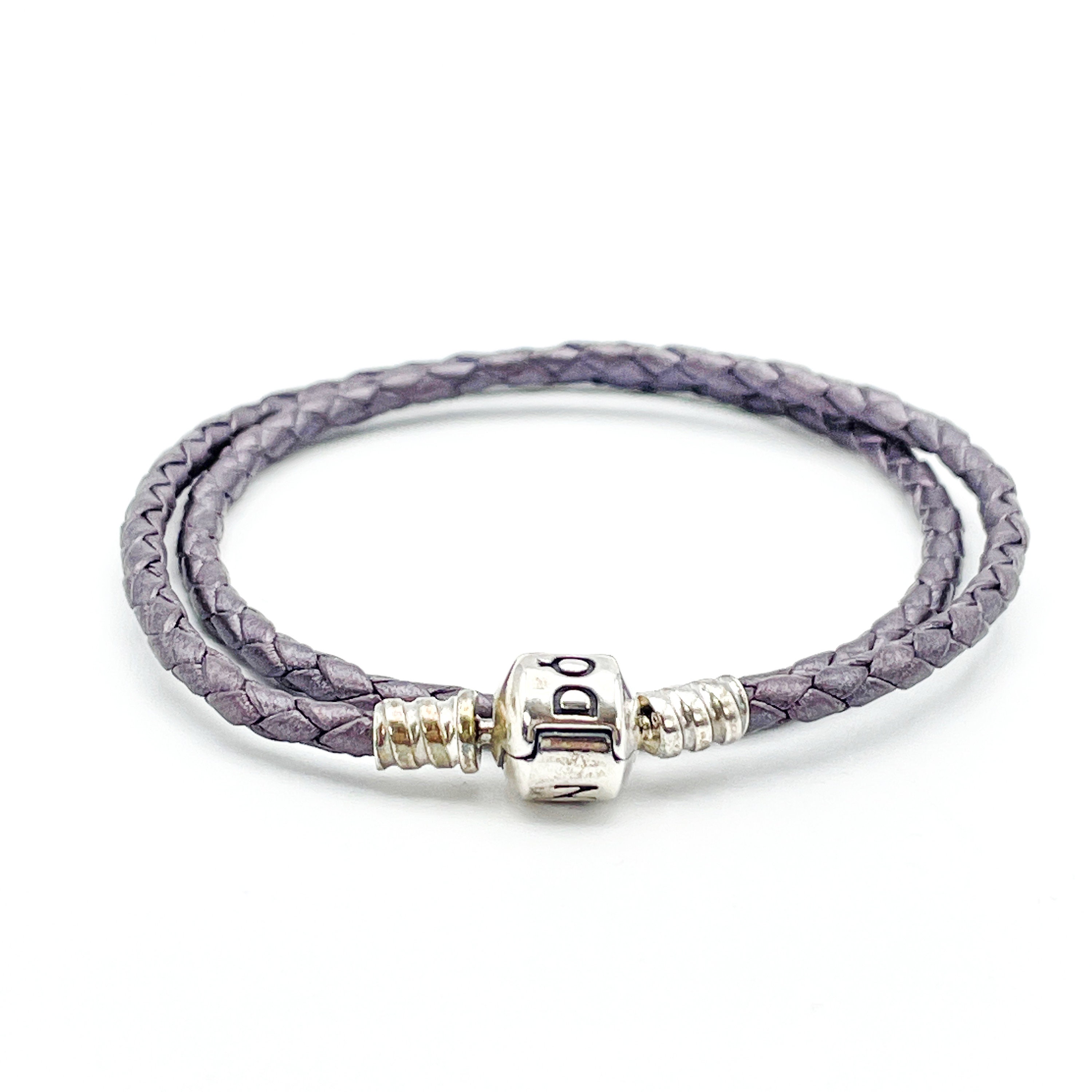 Pandora | Jewelry | Pandora Double Leather Bracelet | Poshmark