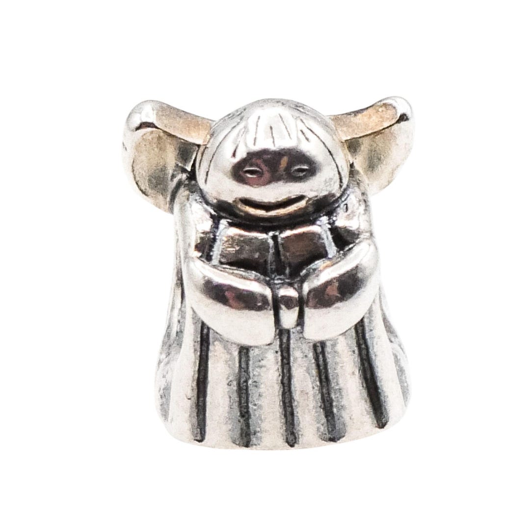 Charm de ángel de Pandora en plata de ley retirado - Etsy México