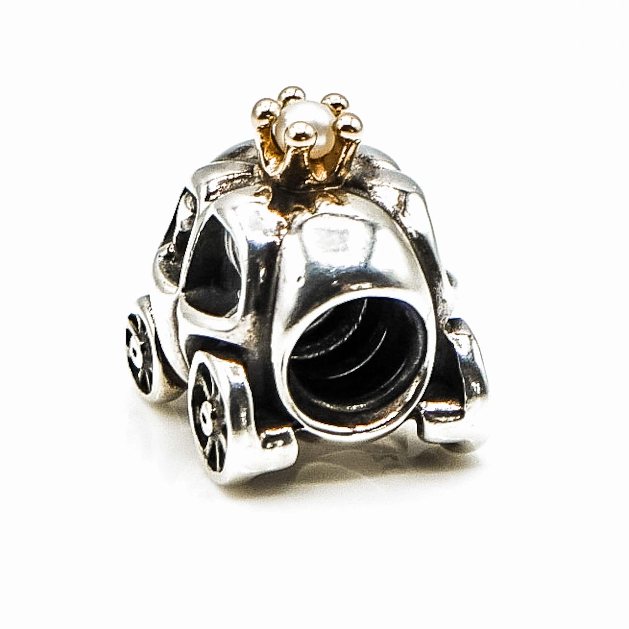 パンドラ　pandora royal carriage charm 14k PANDORA Royal Carriage Sterling Silver Charm With 14K Gold