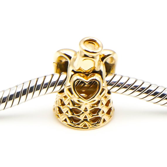 Pandora gold angel charm discount