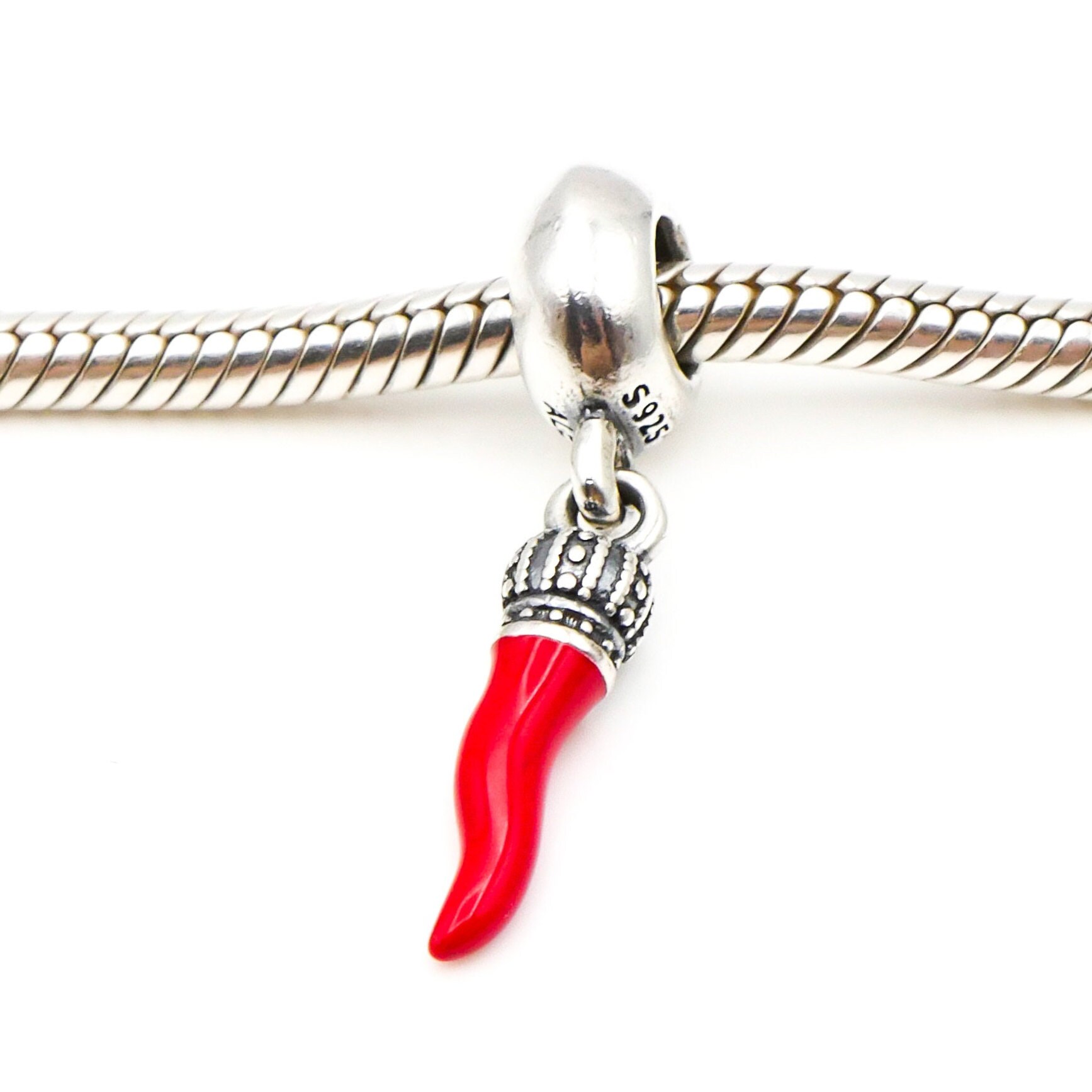 Italian horn pandora charm sale