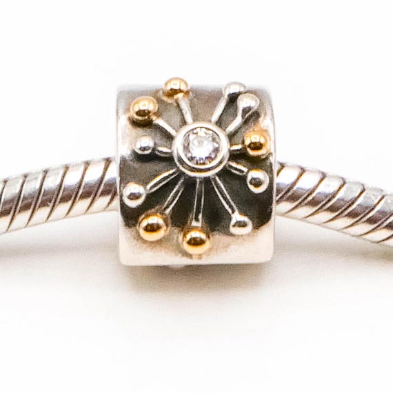 パンドラゴールデンスターチャーム 14k＆925