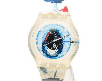Reloj Swatch Jelly vintage: Edición Blue Man Group SUJK104C