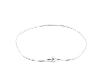 Pandora Moments Snake Chain Necklace - Silver