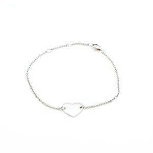 THOMAS SABO Regulowana bransoletka z grawerowanym sercem ze srebra próby 925