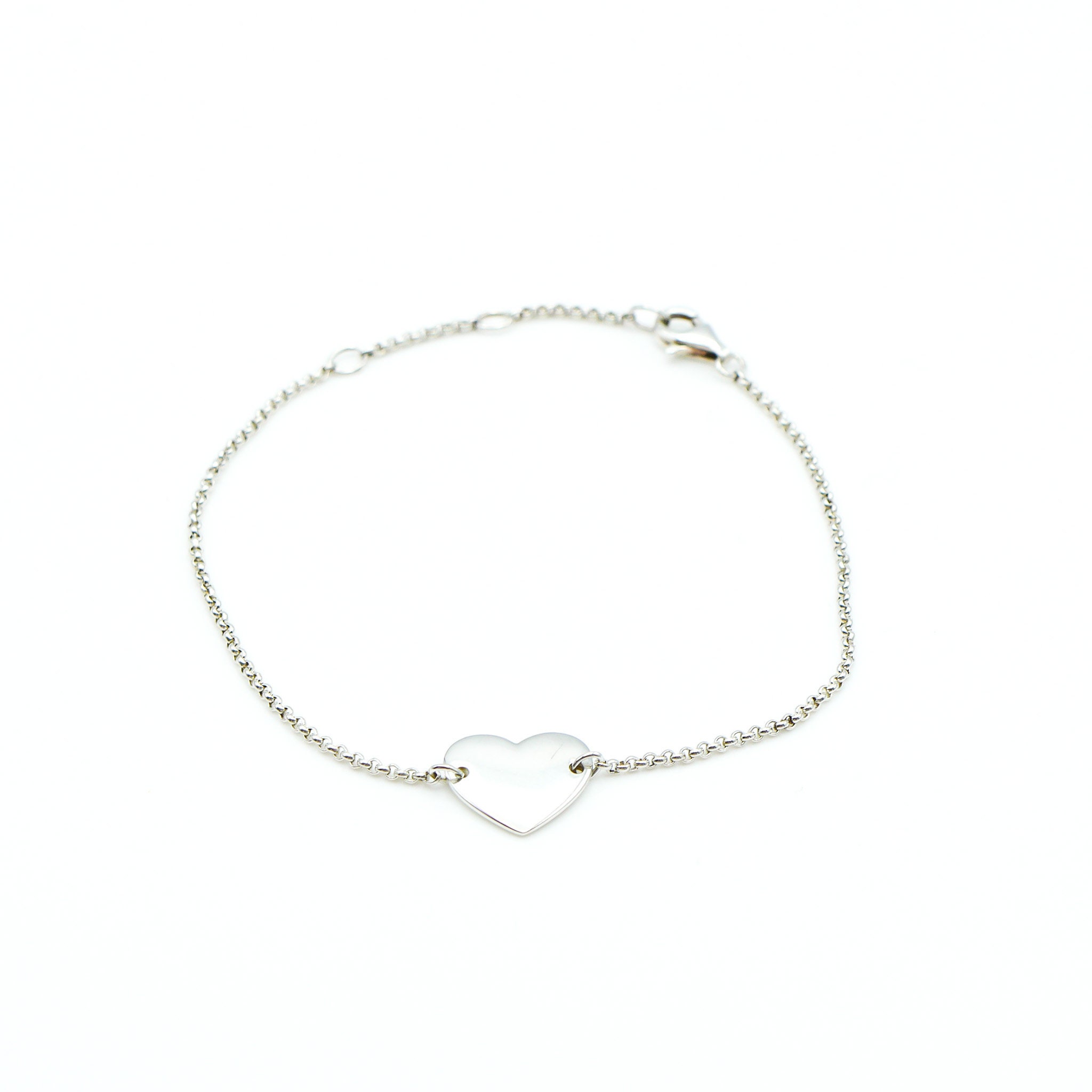 THOMAS SABO 調節可能なスターリングシルバー 刻印可能なハート 