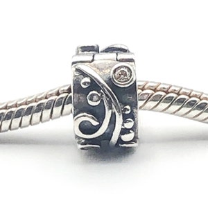PANDORA Tendril Champagne 925 ALE Sterling Silver Clip Charme