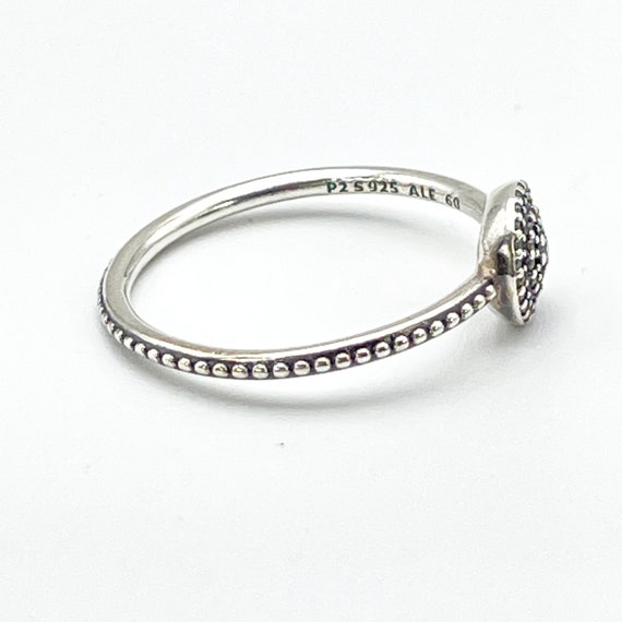 PANDORA Size 9 Radiant Elegance Sterling Silver R… - image 2