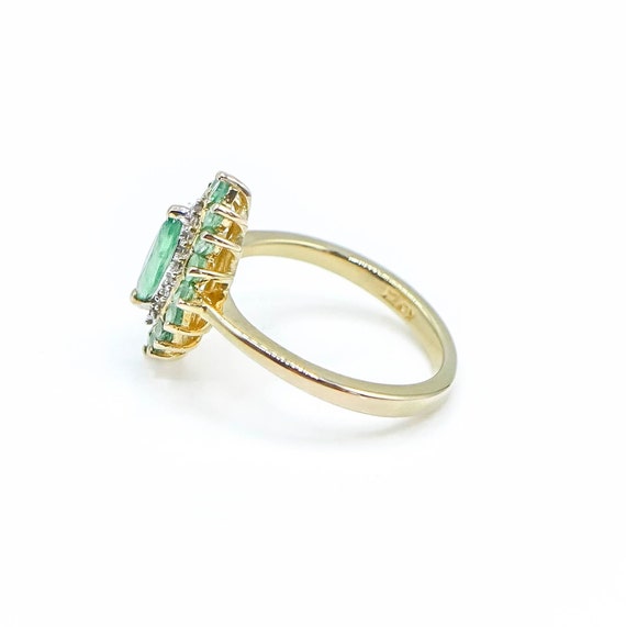 d'JOY Gold Plated Sterling Silver Emerald and Zir… - image 5