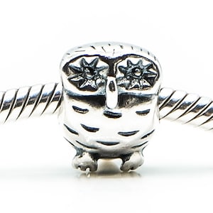 PANDORA Gufo Argento Sterling Charm