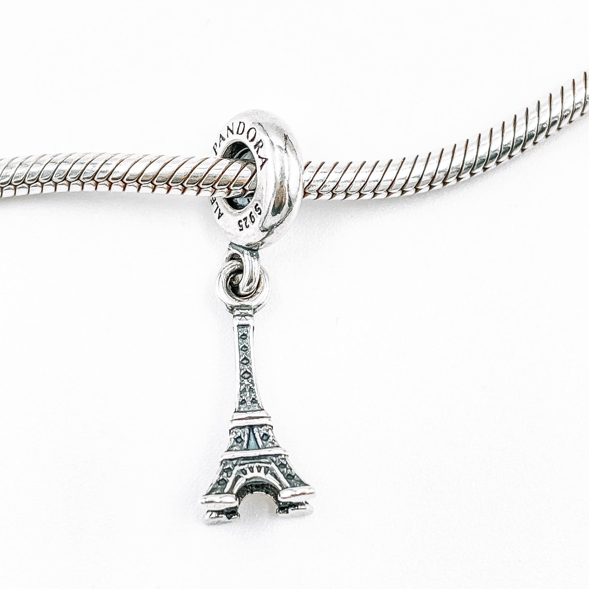 PANDORA Eiffel Tower Sterling Silver Charm Paris France National