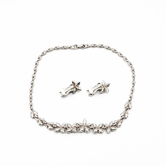 Vintage Signed Bogoff Clear Rhinestone Demi-Parur… - image 2