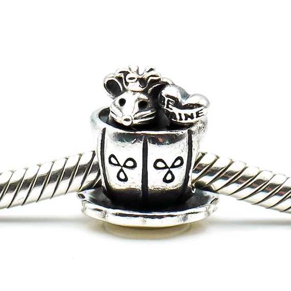 Dageraad uitglijden stel je voor PANDORA RARE Be Mine Enchanted Mouse in A Teacup Sterling - Etsy