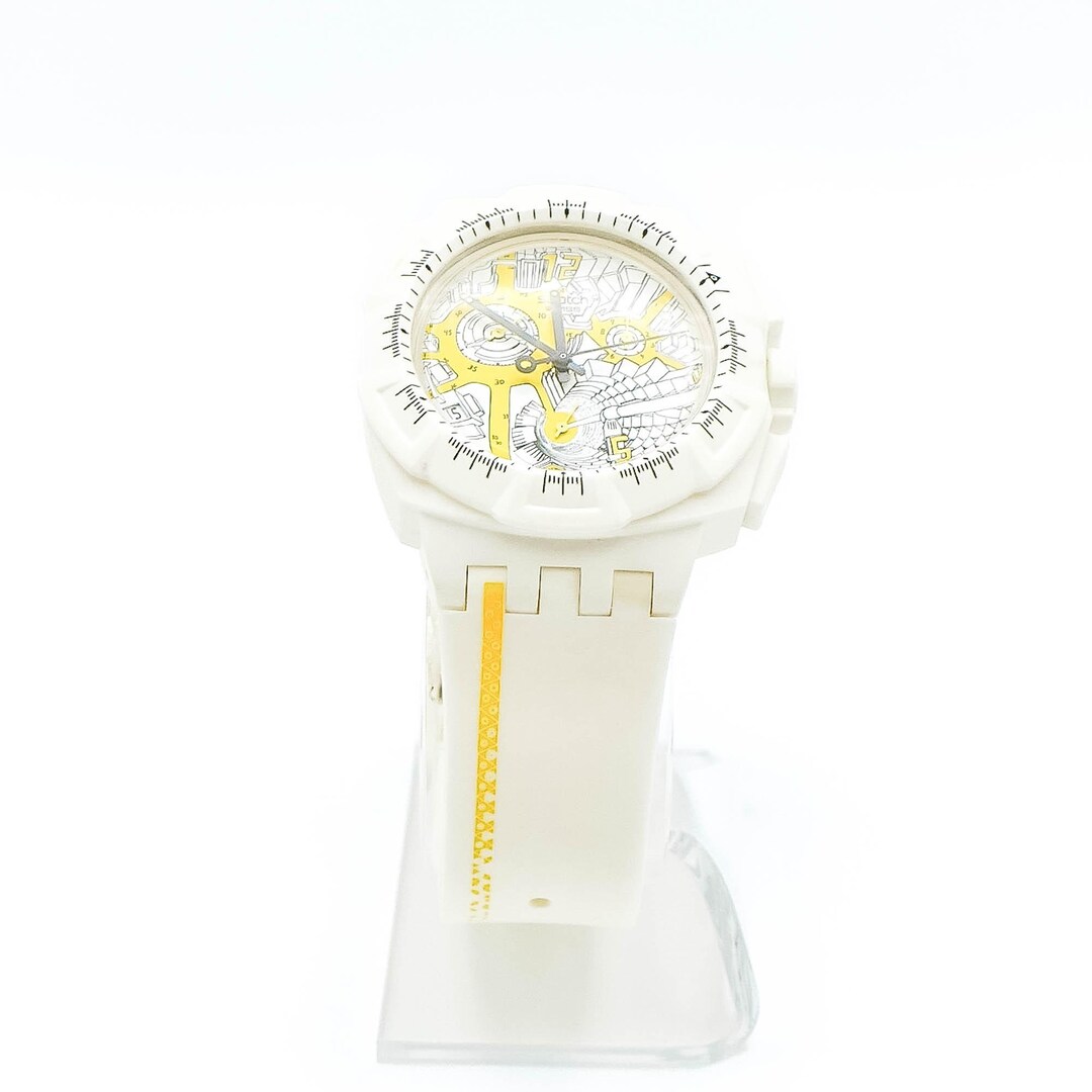 Swatch Map Swatch the Originals SUIW410 Street Map Yellow Watch - Etsy