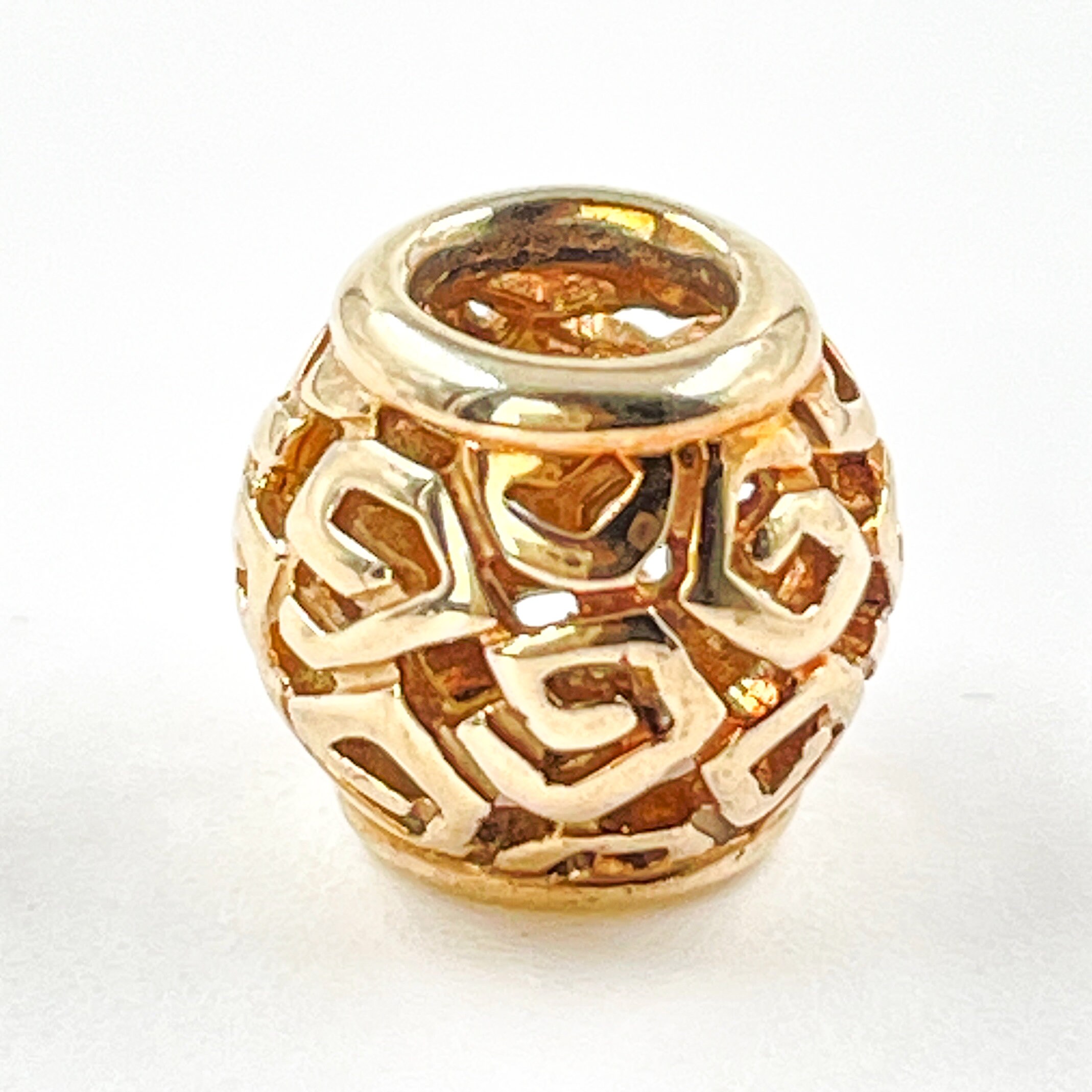 PANDORA 14K Gold Amazing Charm Designer Bead - Etsy